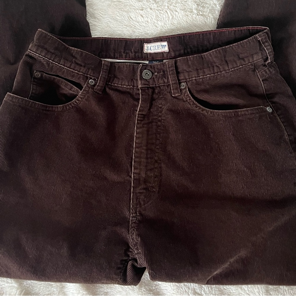 J crew vintage brown corduroy pant